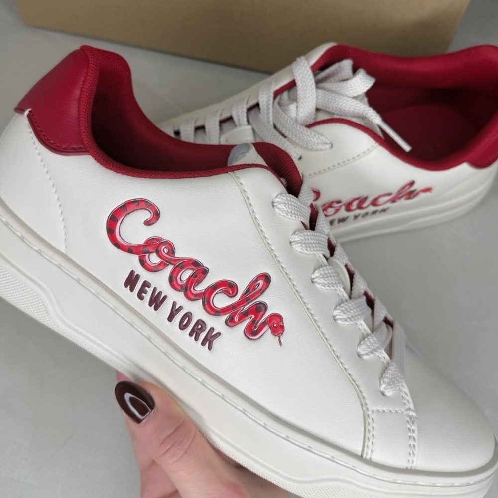 Coach Chalk Multi High Line Sneakers - Picture 3 of 11